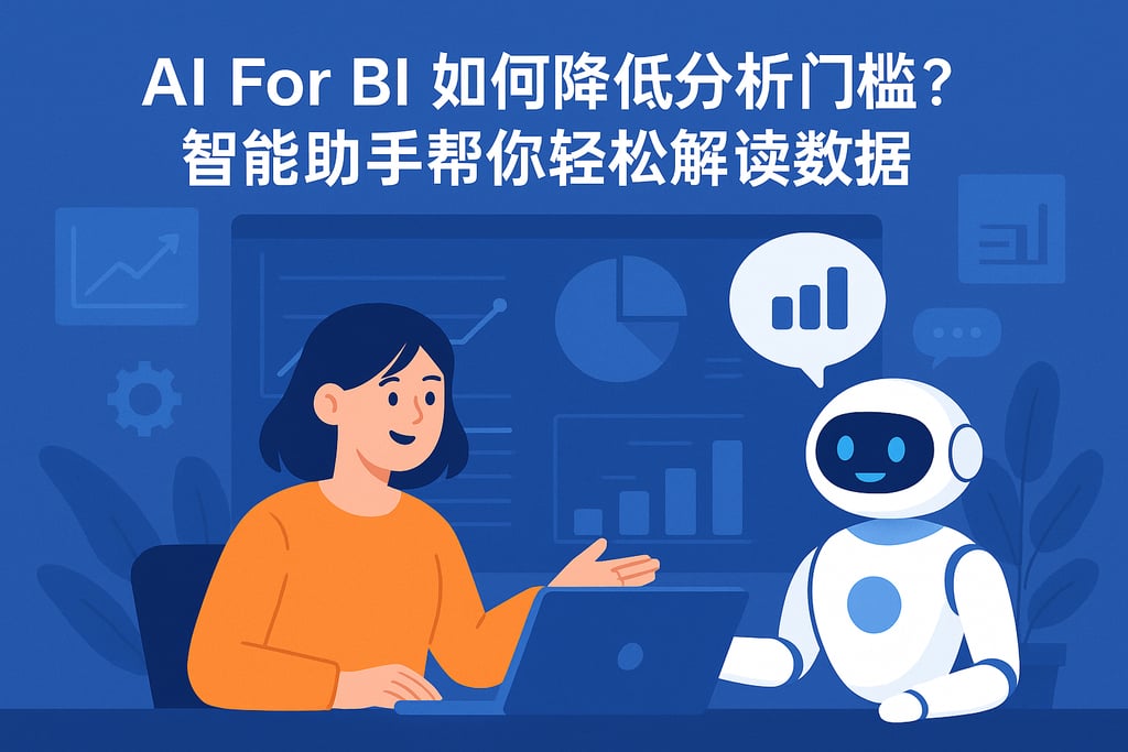 AI For BI如何降低分析门槛？智能助手帮你轻松解读数据